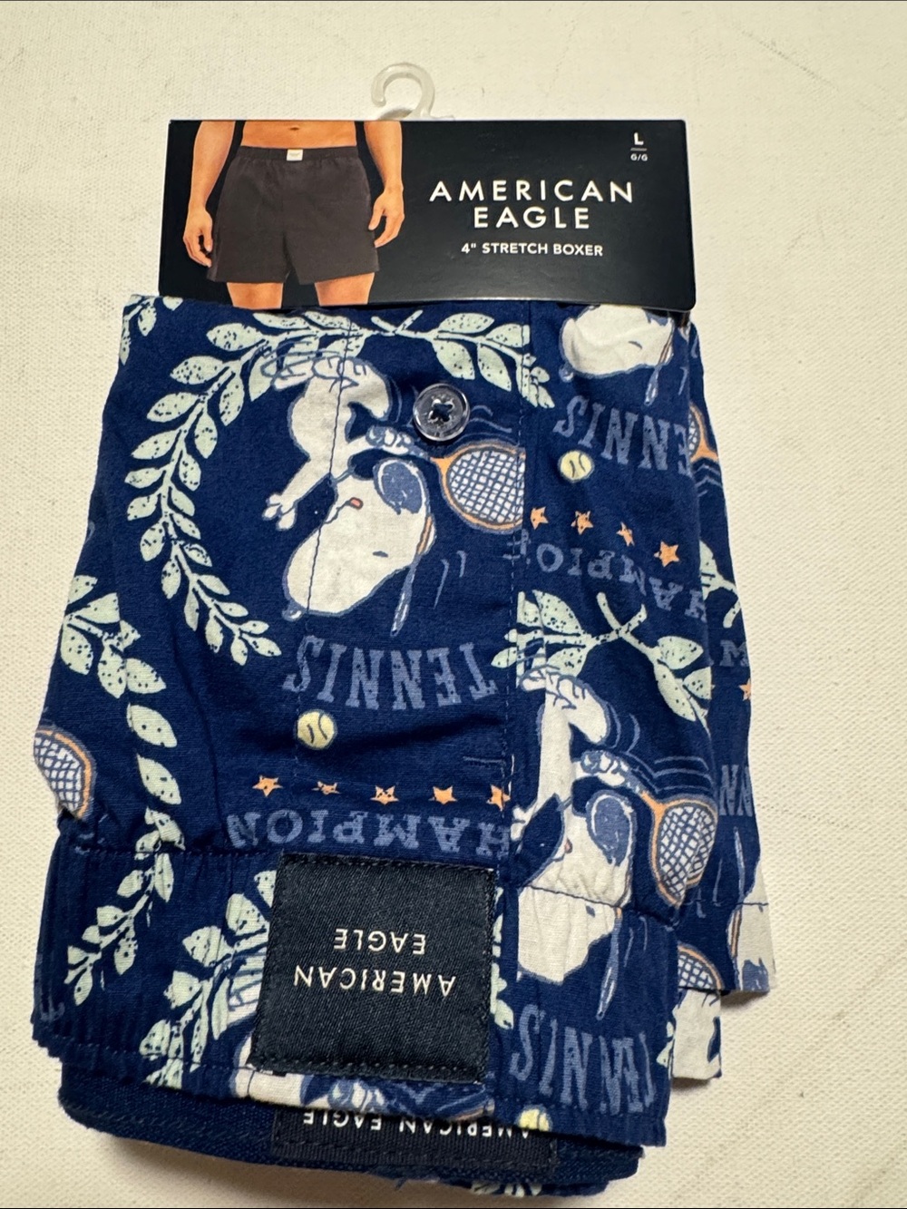 Snoopy Boxers Mens Large American Eagle